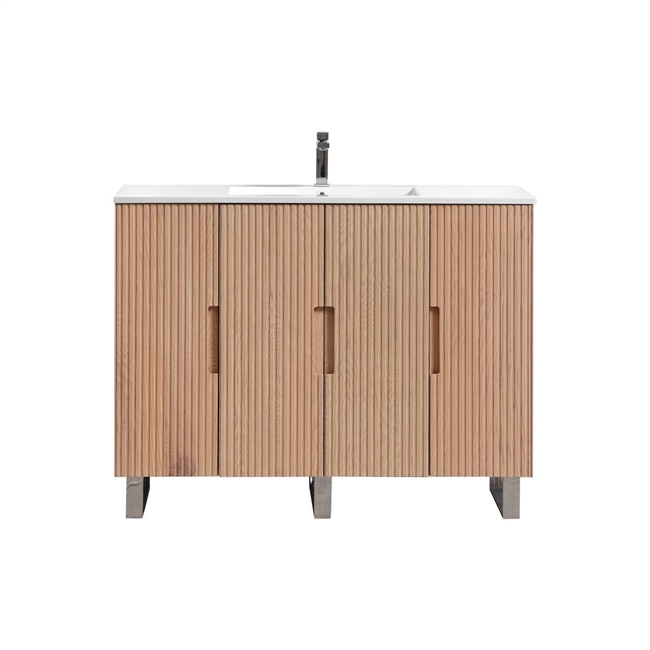 48''Fiore Single Sink Free Standing Bathroom Vanity - OAKWOOD