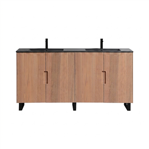 72'' Fiore Modern Wall Mount Bathroom Vanity - OAKWOOD