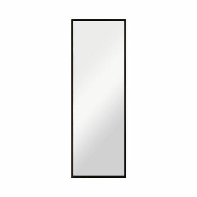 22" x 65'' Rectangle Black Framed Mirror