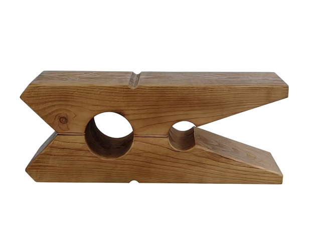 Kubebath 55'' Long Solid New Zealand Pine Clothes Peg Accent Bench & Coffee Table