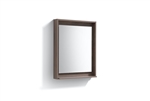 24" Wide Mirror w/ Shelf - Butternut