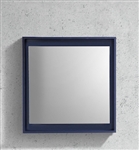 30" Wide Mirror w/ Shelf - Blue