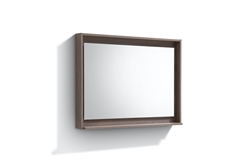 40" Wide Mirror w/ Shelf - Butternut