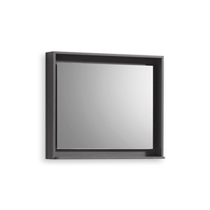 40" Wide Mirror w/ Shelf - Vulcan Ash Grey
