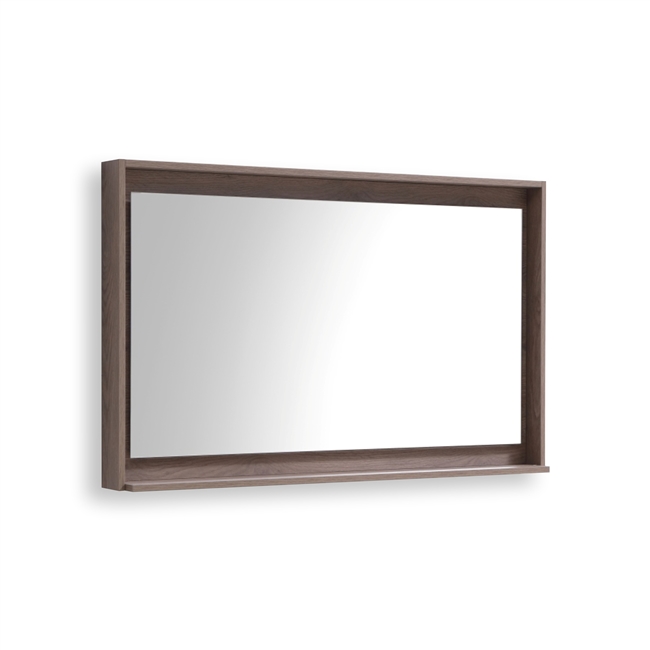 48" Wide Mirror w/ Shelf - Butternut