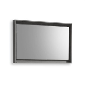48" Wide Mirror w/ Shelf - Vulcan Ash Grey