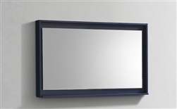 48" Wide Mirror w/ Shelf - Blue