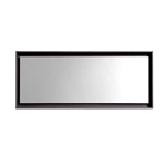 60" Wide Mirror w/ Shelf - High Gloss Gray Oak
