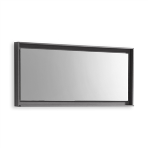 60" Wide Mirror w/ Shelf - Vulcan Ash Grey
