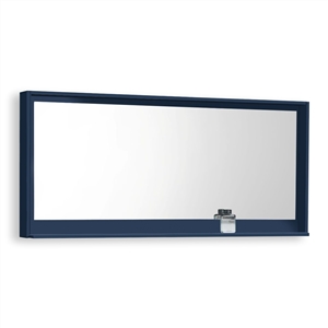70" Wide Mirror w/ Shelf - Navy Blue