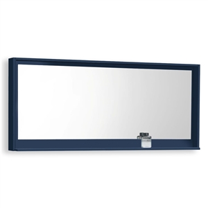 80" Wide Mirror w/ Shelf - Blue