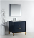 Divani  36''  Gloss BLUE Vanity