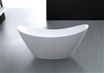 Kube Luna 68" Free Standing Bathtub