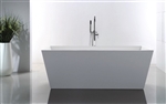 59'' Kube SQUADRA Free Standing Bathtub w/ Cupc Approval