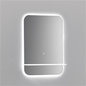 Lumino 24'' LED Mirror with LED Acrylic Shelf