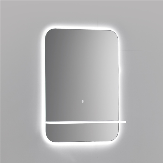 Lumino 24'' LED Mirror with LED Acrylic Shelf