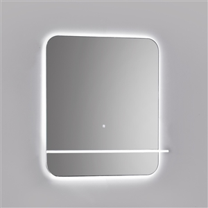 Lumino 29'' LED Mirror with LED Acrylic Shelf
