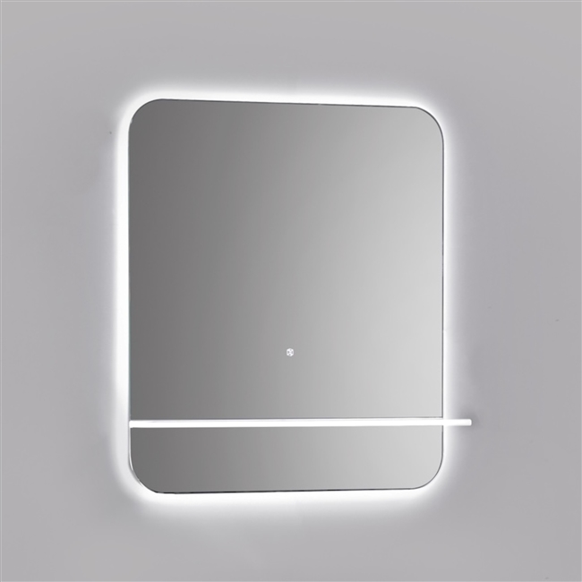Lumino 29'' LED Mirror with LED Acrylic Shelf