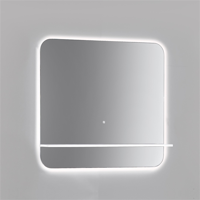 Lumino 36'' LED Mirror with LED Acrylic Shelf