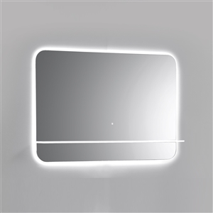 Kubebath Lumino 48'' LED Mirror with LED Acrylic Shelf