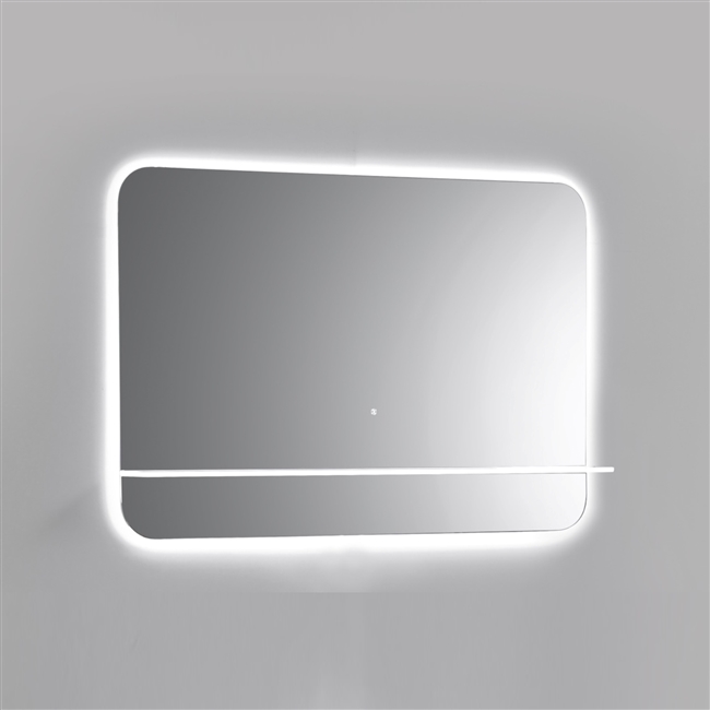 Lumino 48'' LED Mirror with LED Acrylic Shelf