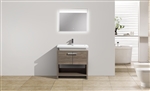 Levi 30" Havana Oak  Modern Bathroom Vanity w/ Cubby Hole  |  <span style="color: rgb(147, 112, 219); ">SOLD OUT</span></div>