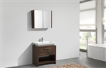 Levi 32" Rosewood Modern Bathroom Vanity w/ Cubby Hole  |  <span style="color: rgb(147, 112, 219); "> In Stock </span></div>