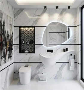 Kenzo 52" Wall-Hung Console Sink - Matte White