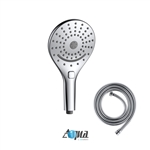 Aqua Rondo One Way 6â€ Multifunction Shower Set w/ Sliding Bar