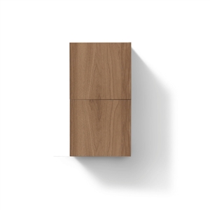 Bathroom Honey Oak Linen Side Cabinet w/ 2 Storage Areas