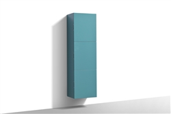 Bliss Bathroom Linen Side Cabinet Teal Green