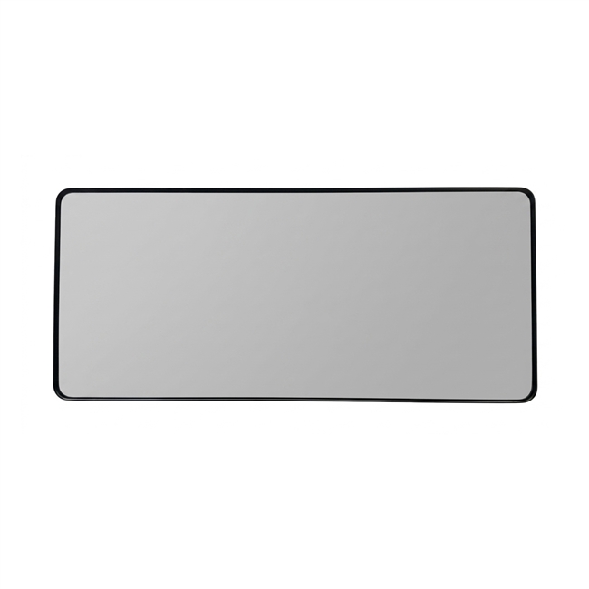 70'' Matte Black Framed Vanity Mirror