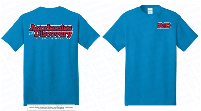 Double Sided Academies of Discovery Tee