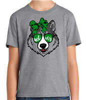 Buford Bow and Sunglasses Wolfie Tee