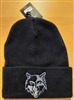 Buford Split Wolf Cuffed Knit Beanie