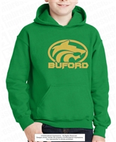 Huge Circle Wolf with Buford Hoodie