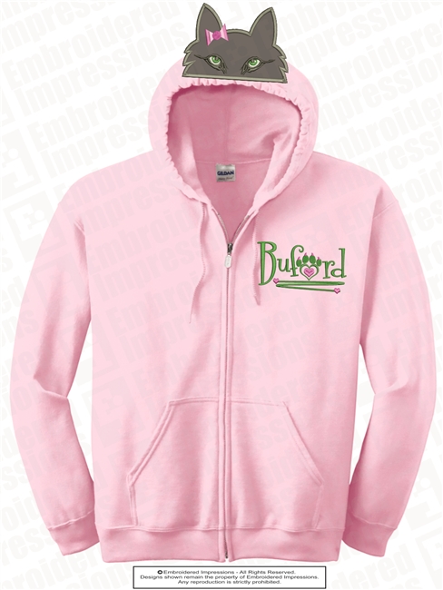 Girls Full Zipped Hoodie