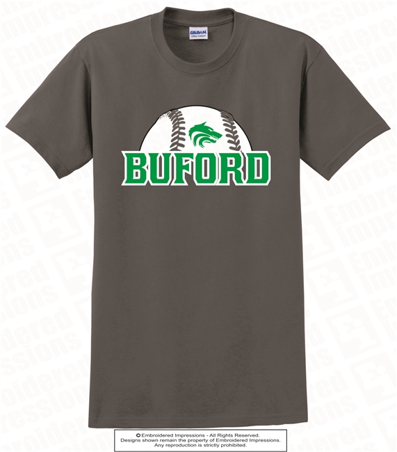 Buford Half Baseball Tee Shirt