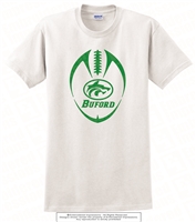 Buford on Football Tee Shirt