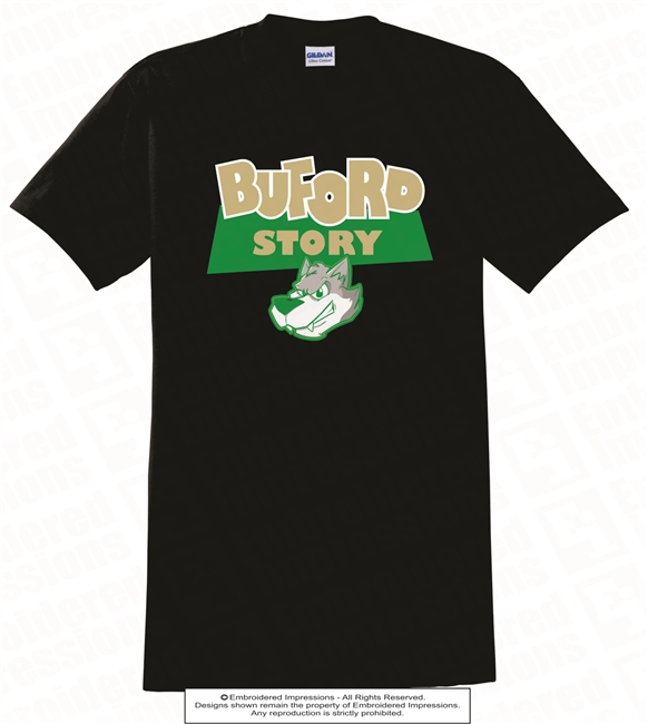 Buford Story One Wolf Head Tee