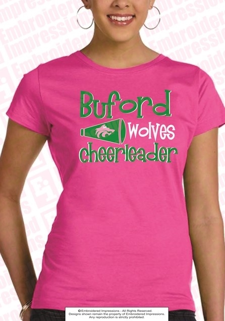 Buford Cheerleader Megaphone Tee