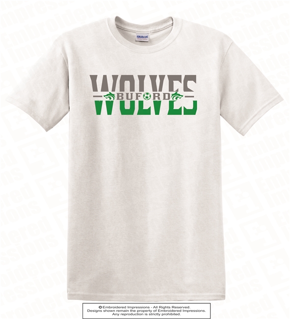 Dual Tone Split WOLVES Soccer Tee