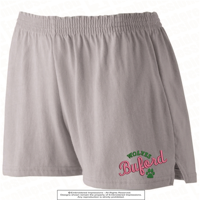 Buford Wolves Girls and Ladies Trim Fit Shorts