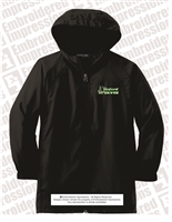 Buford Wolves Hooded Raglan Jacket