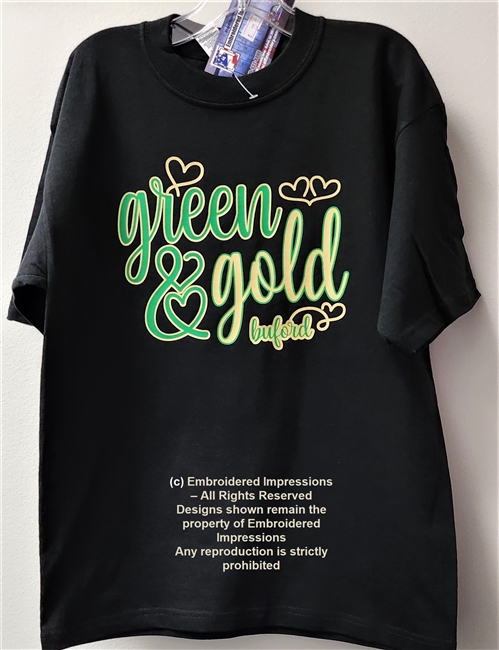 Green and Gold Tee