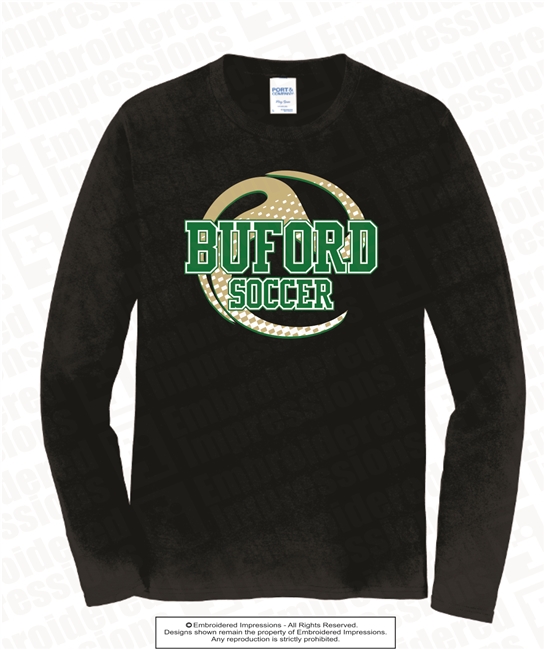 Buford Soccer Half Transparent Ball Long Sleeves