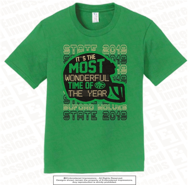 Buford 2019 State Championship Tee
