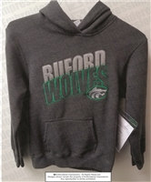 Buford Wolves Grey Applique Hoodie