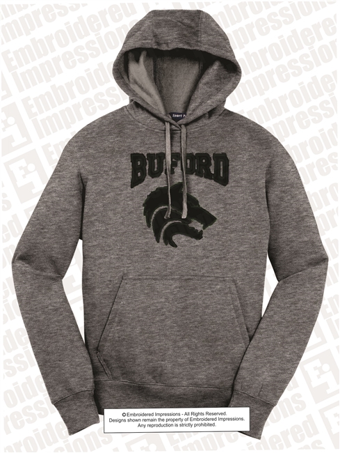 Buford Distressed Applique Hoodie