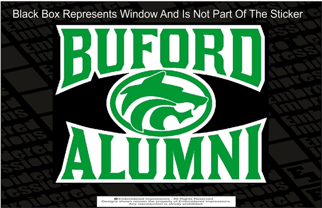 Buford Wolves Alumni Sticker